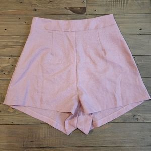 High Waisted pink shorts